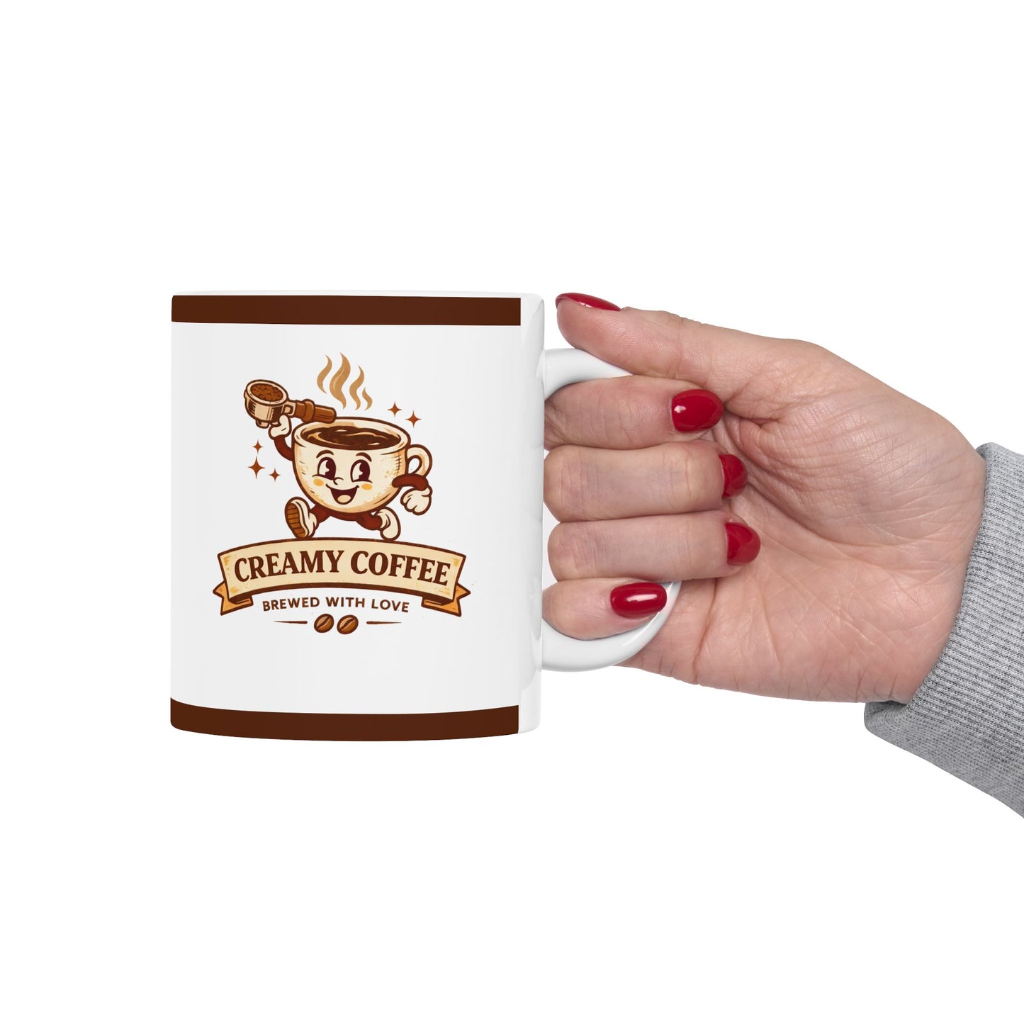Creamy Coffee Ceramic Mug (11oz & 15oz)