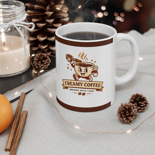 Creamy Coffee Ceramic Mug (11oz & 15oz)