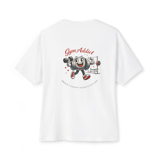 Gym Addict Unisex Oversized Boxy Tee