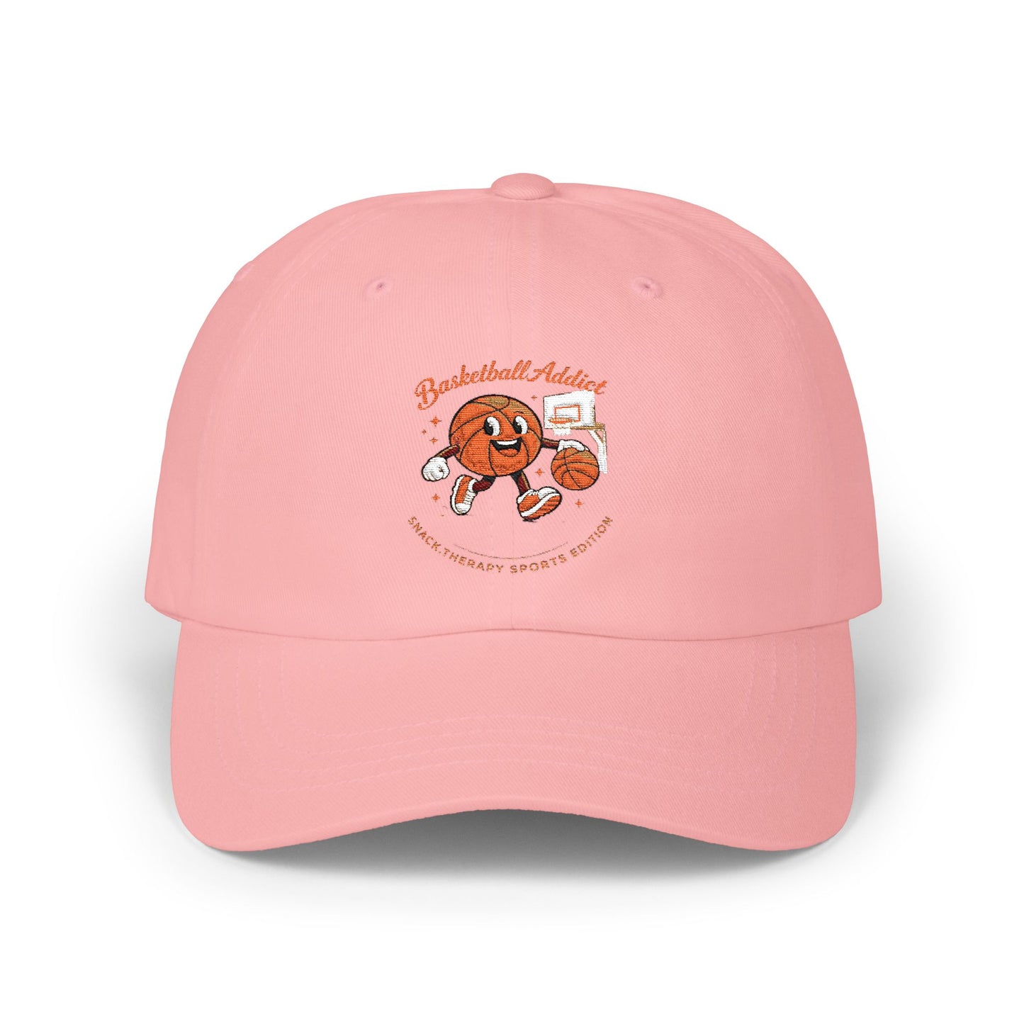 Snack Therapy Basketball Cap | Classic Dad Cap with Cute Snack Character