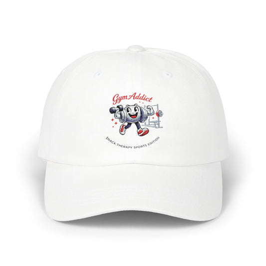 Snack Therapy Gym Cap | Classic Dad Cap with Cute Snack Character