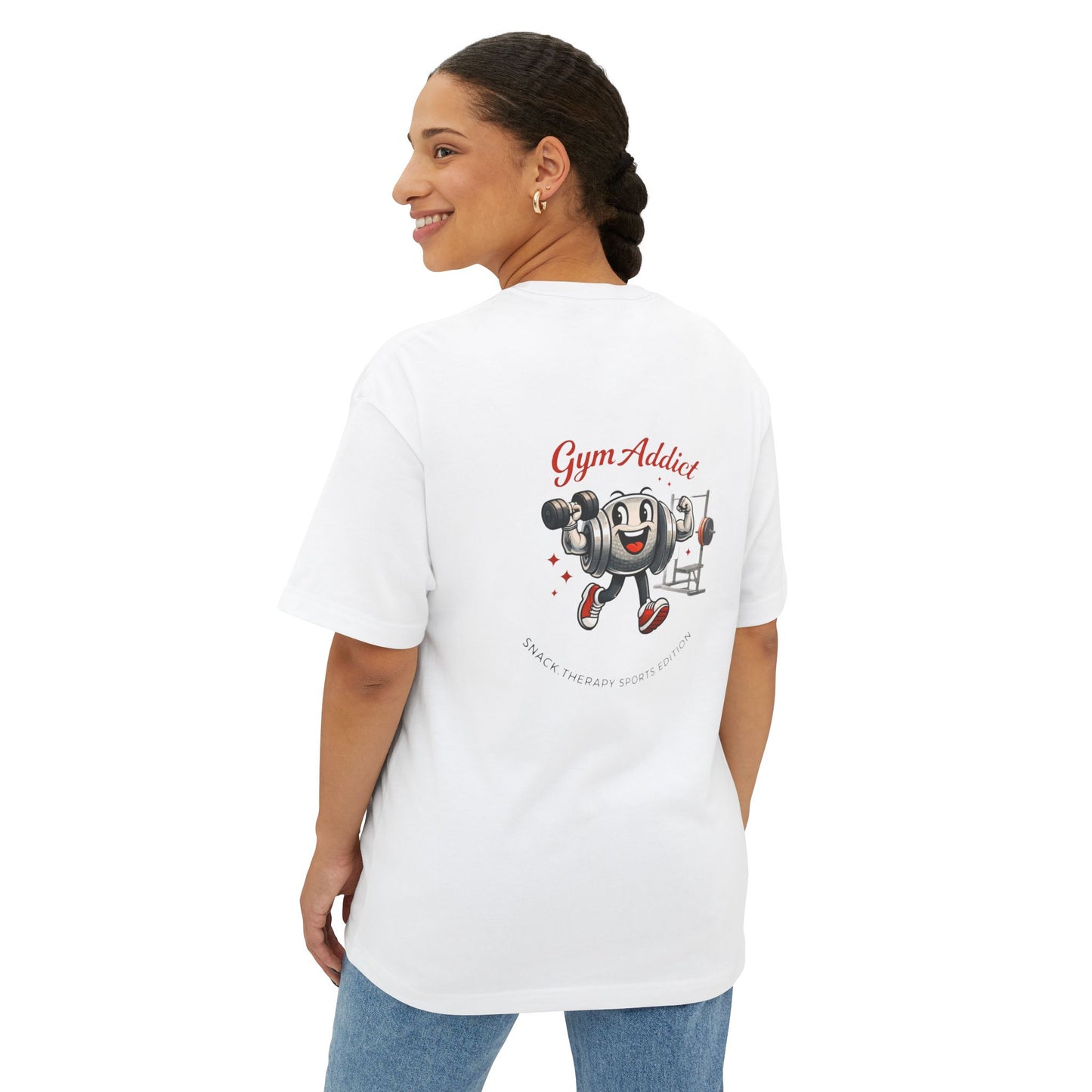 Gym Addict Unisex Oversized Boxy Tee