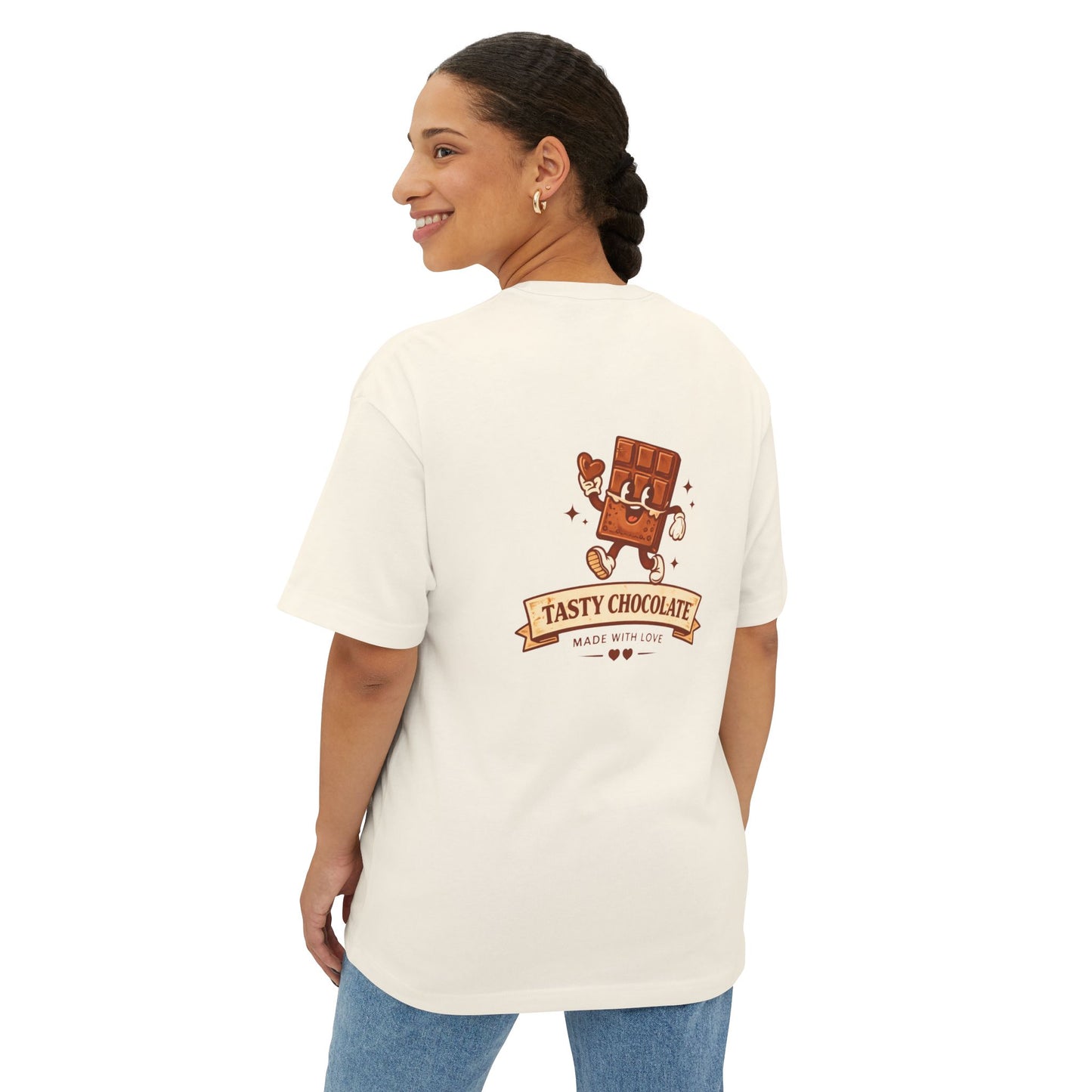 Tasty Chocolate Unisex Oversized Boxy Tee