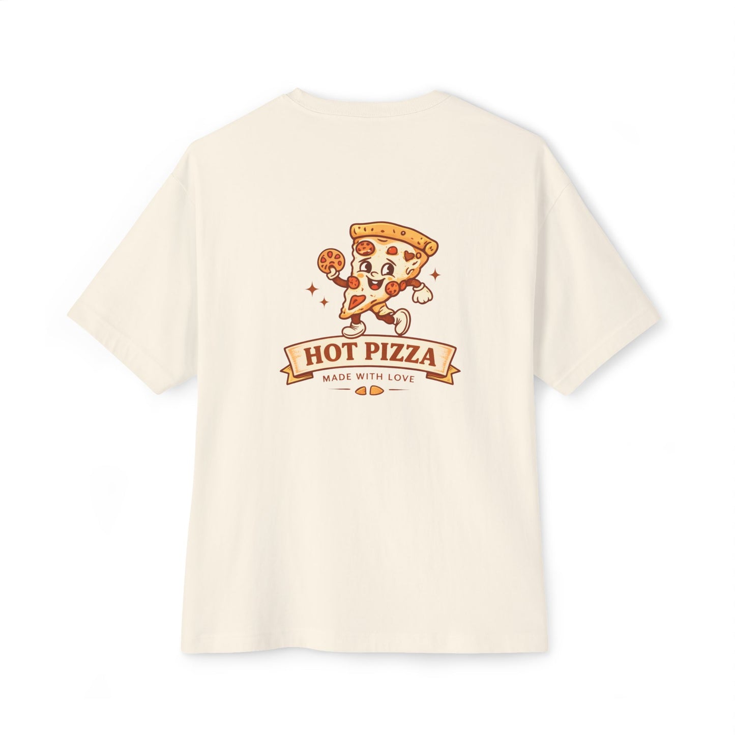 Hot Pizza Unisex Oversized Boxy Tee
