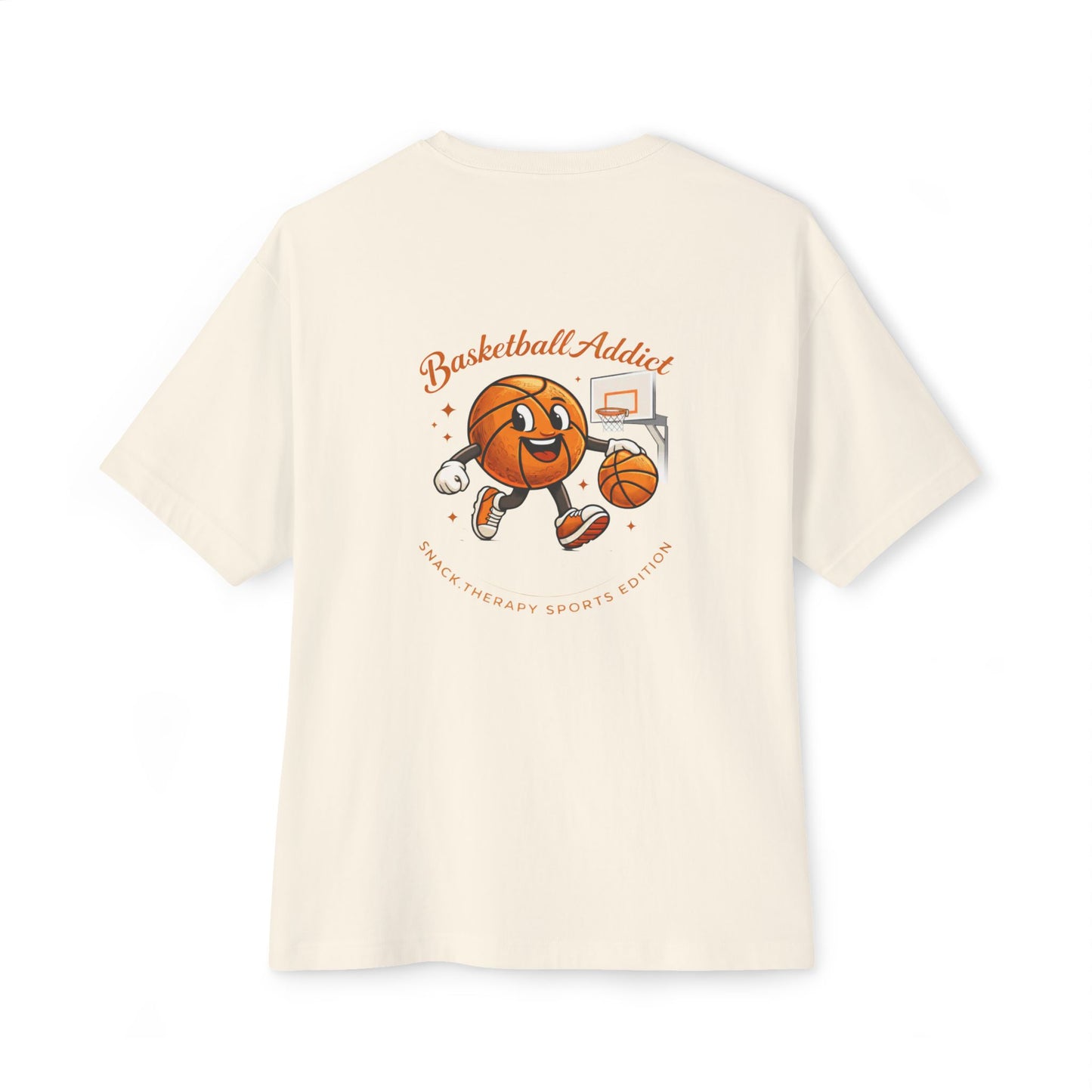 Basketball Addict Unisex Oversized Boxy Tee