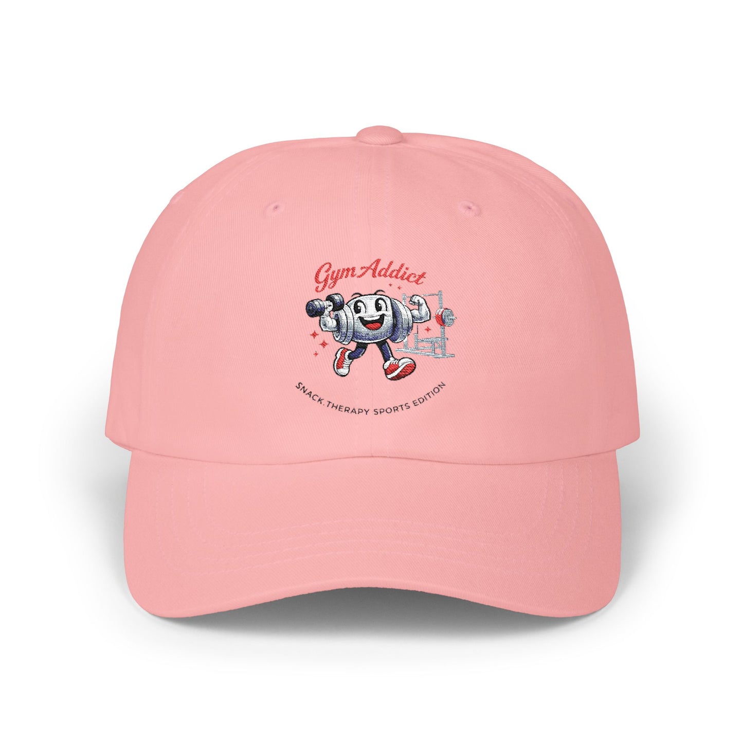 Snack Therapy Gym Cap | Classic Dad Cap with Cute Snack Character