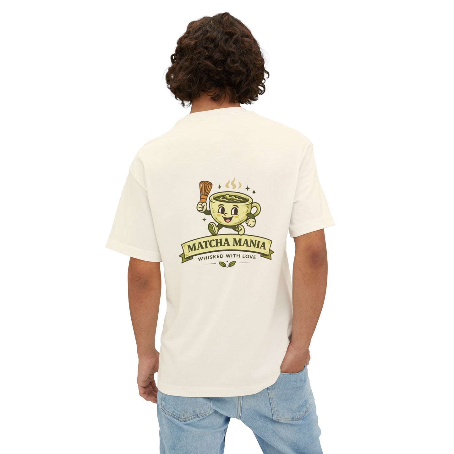 Matcha Mania Unisex Oversized Boxy Tee