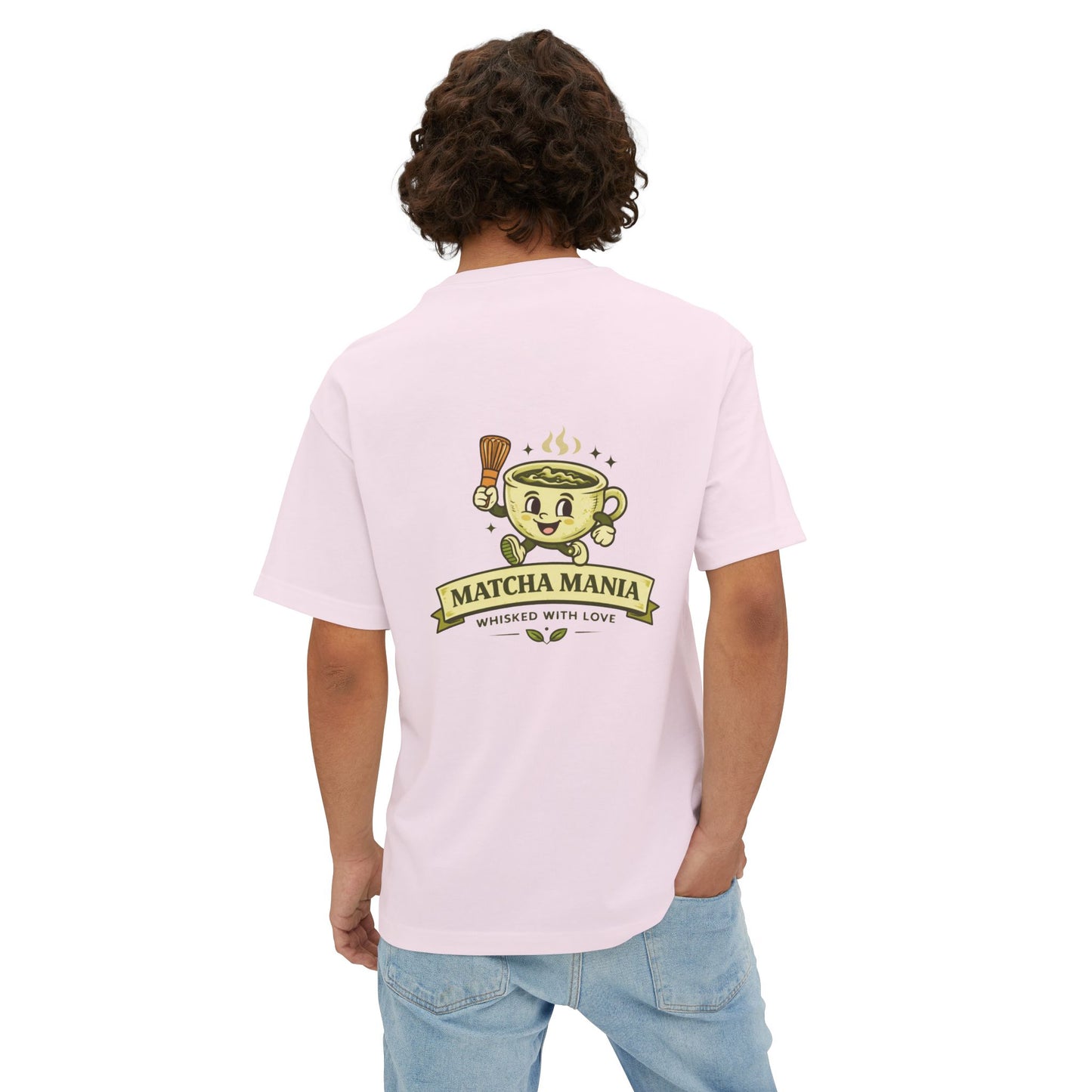 Matcha Mania Unisex Oversized Boxy Tee