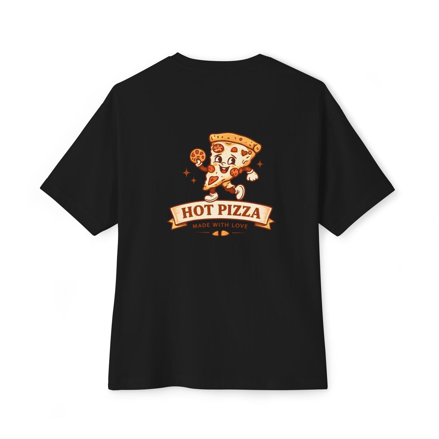 Hot Pizza Unisex Oversized Boxy Tee