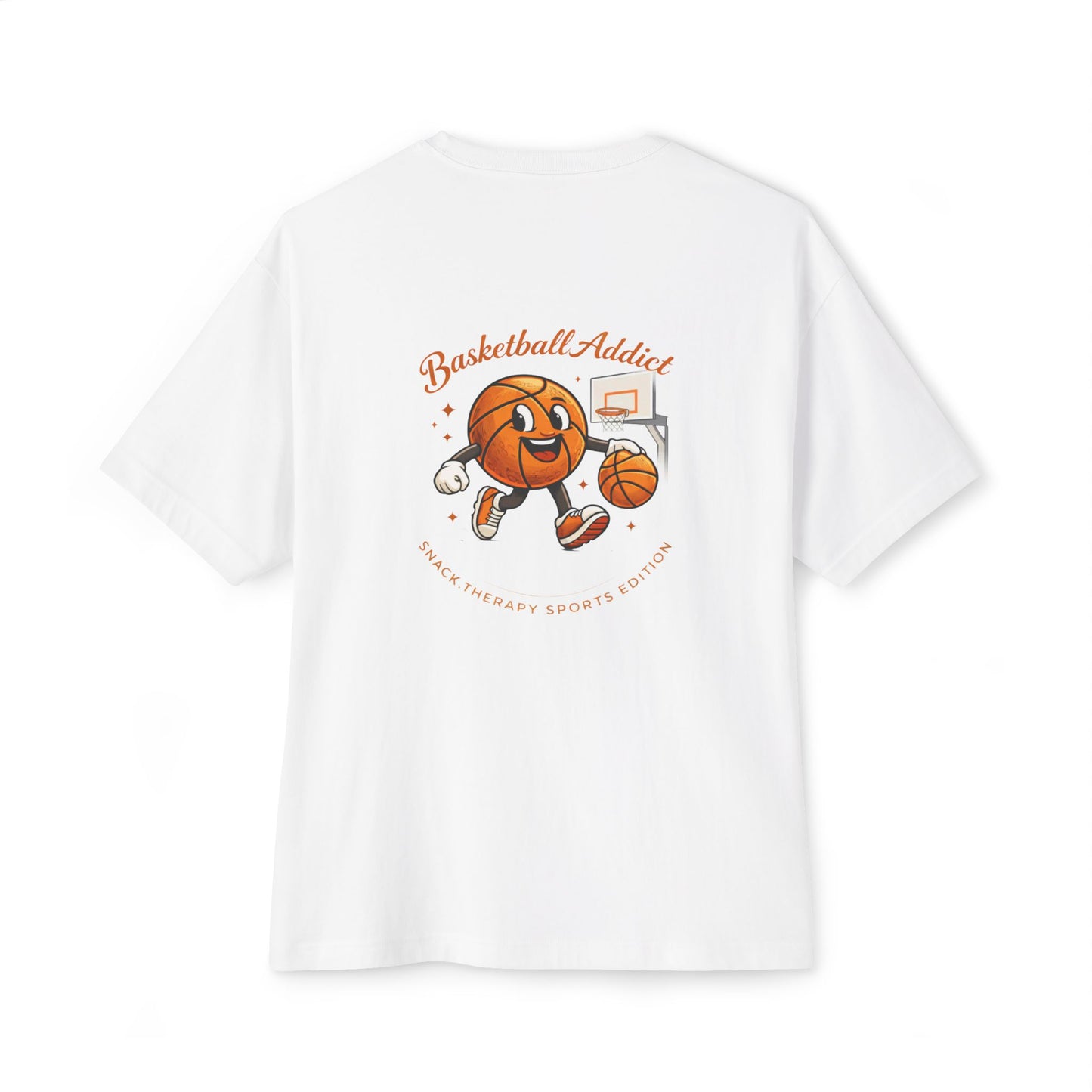 Basketball Addict Unisex Oversized Boxy Tee
