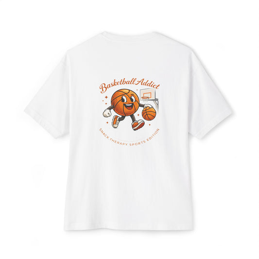 Basketball Addict Unisex Oversized Boxy Tee