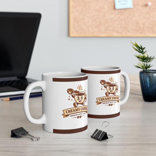 Creamy Coffee Ceramic Mug (11oz & 15oz)