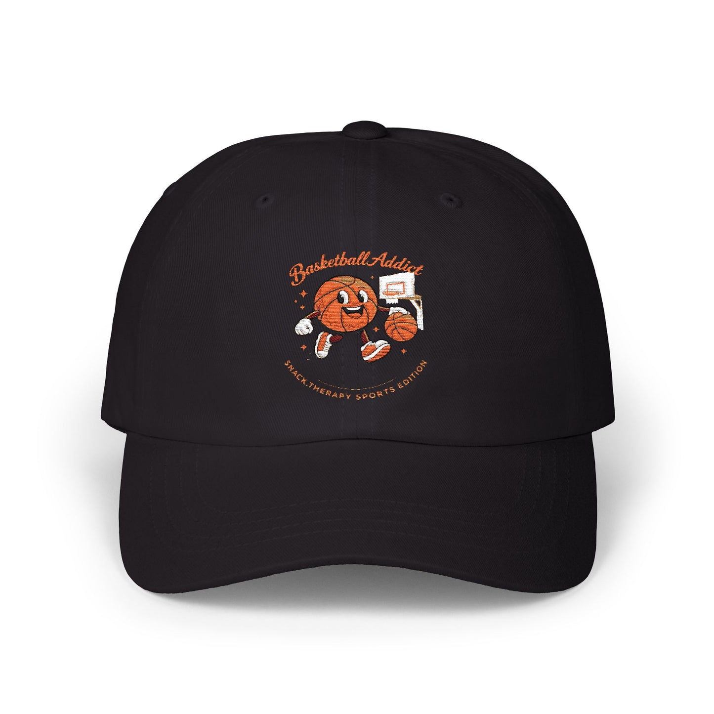 Snack Therapy Basketball Cap | Classic Dad Cap with Cute Snack Character