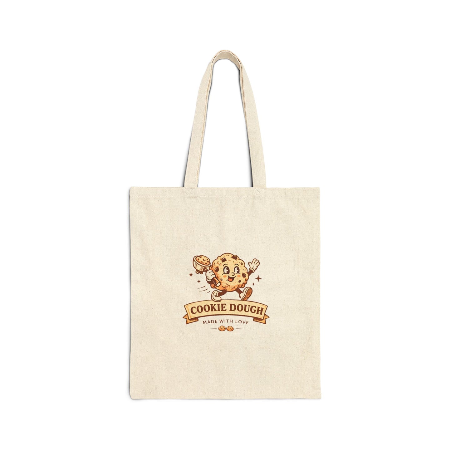Cookie Dough Canvas Tote — 'Cookie Dough' Eco Cotton Shopper