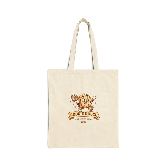 Cookie Dough Canvas Tote — 'Cookie Dough' Eco Cotton Shopper