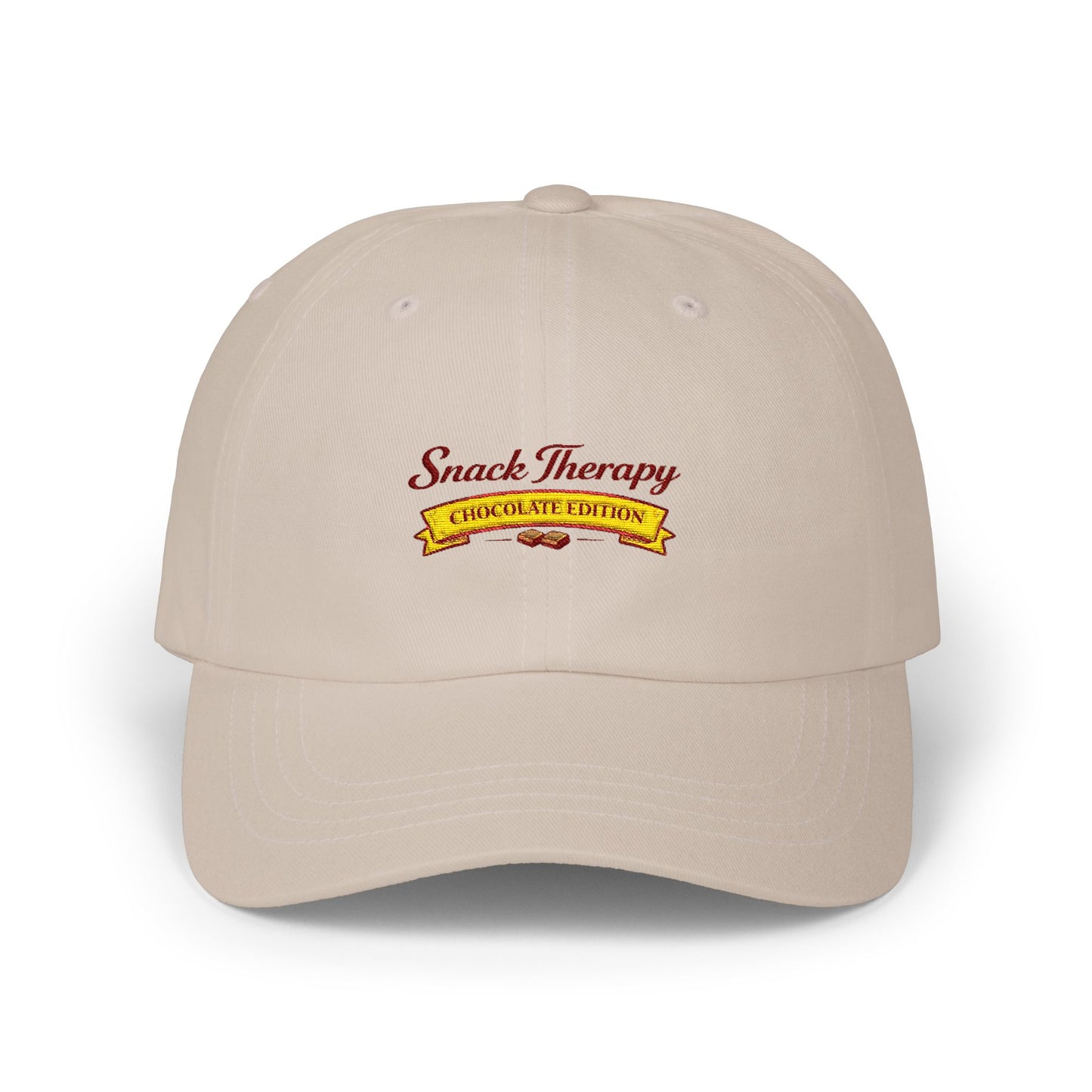 Snack Therapy Chocolat Cap | Classic Dad Cap with Cute Snack Character